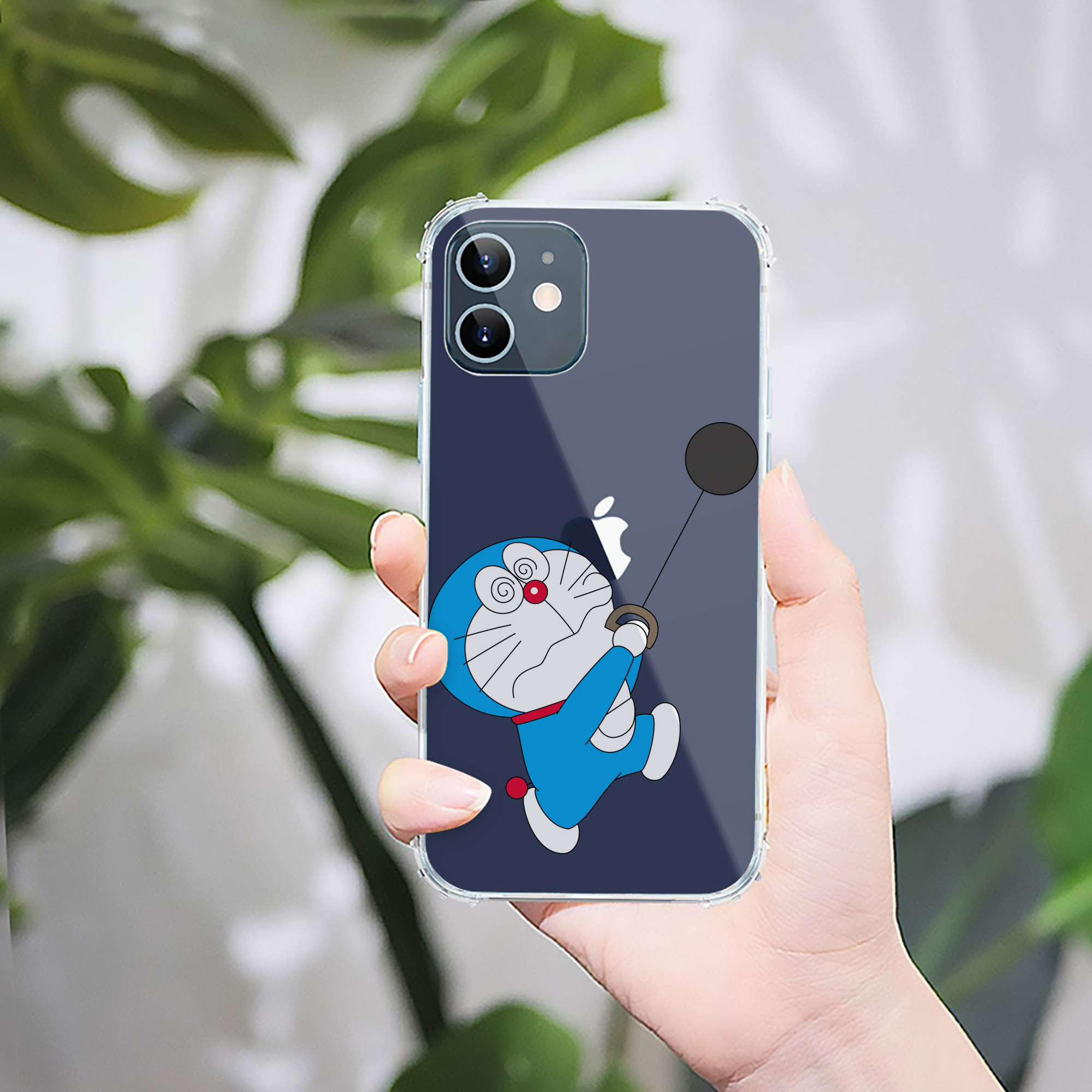 （画像用） ドラえもん Doraemon 【iPhone 12シリーズ対応】透明スマホケース（クリアソフトケース）